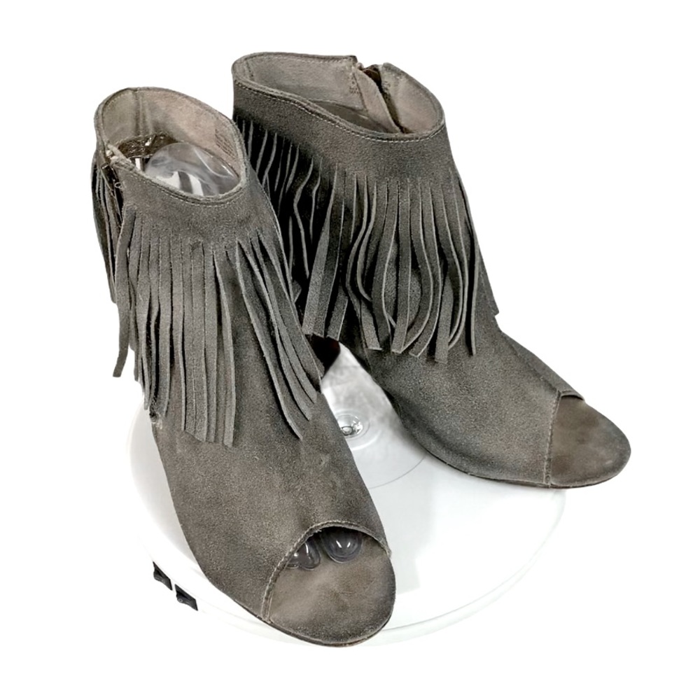 DIBA TRUE Indie Leather Fringe Ankle Boot Sz 10 - Picture 3 of 11